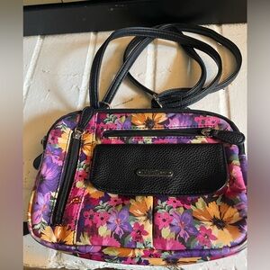 Multi Sac Vibrant Floral Crossbody Bag